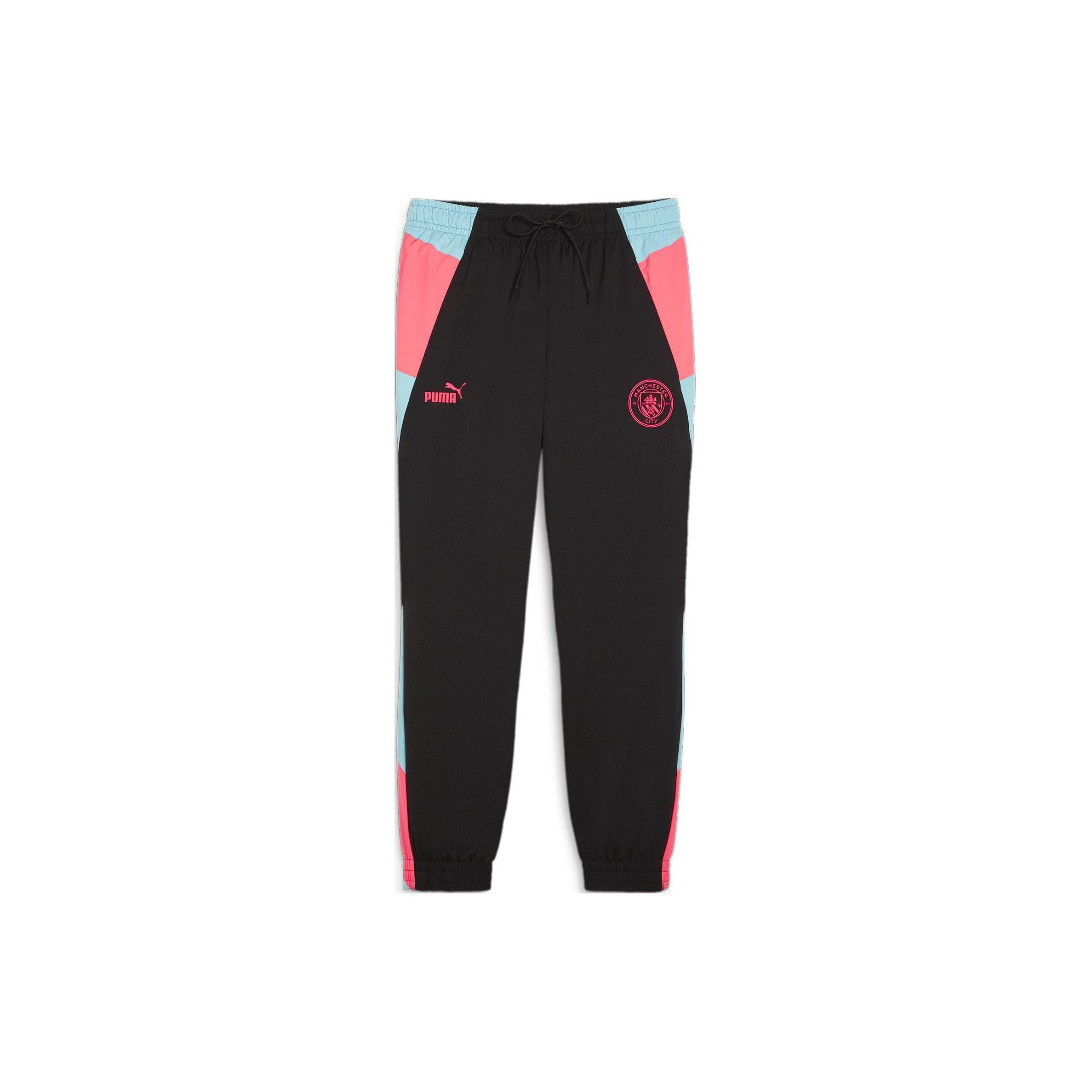 Puma Manchester City Football Club Color Block Design Casual Elastic Waist Cuffed Knit Joggers Men Joggers Black 777106-01 M
Puma Manchester City Football Club Color Block Design Casual Elastic Waist Cuffed Knit Joggers Men Joggers Black 777106-01 M