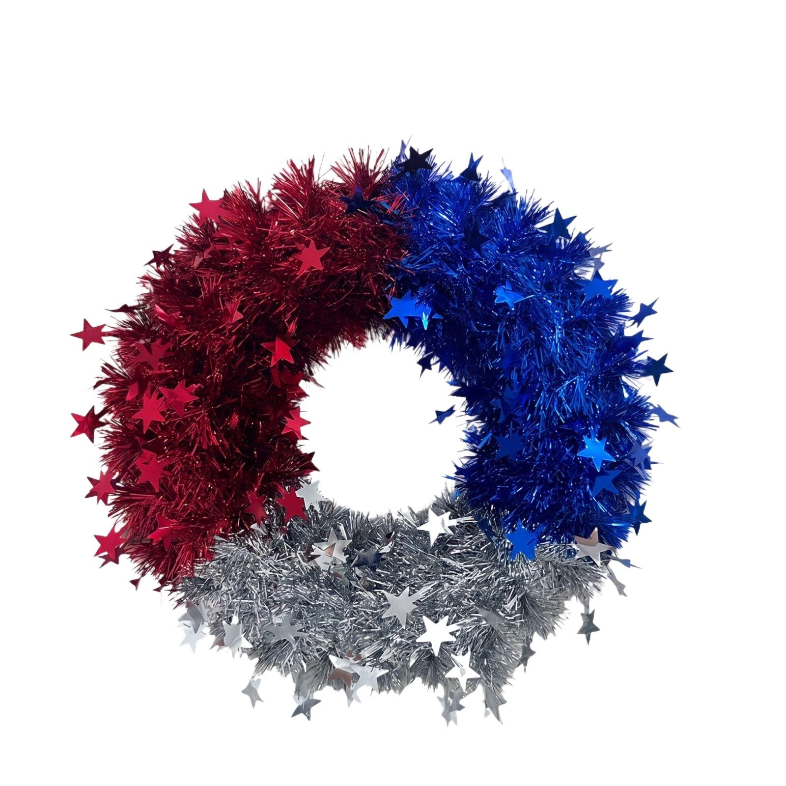 Tinsel Wreath Metallic Foil Decorative Wreath with Shiny Sequins for Indoor and Outdoor Party Decor Front Door Wall Hanging 25 зелений
Tinsel Wreath Metallic Foil Decorative Wreath with Shiny Sequins for Indoor and Outdoor Party Decor Front Door Wall Hanging 25 зелений