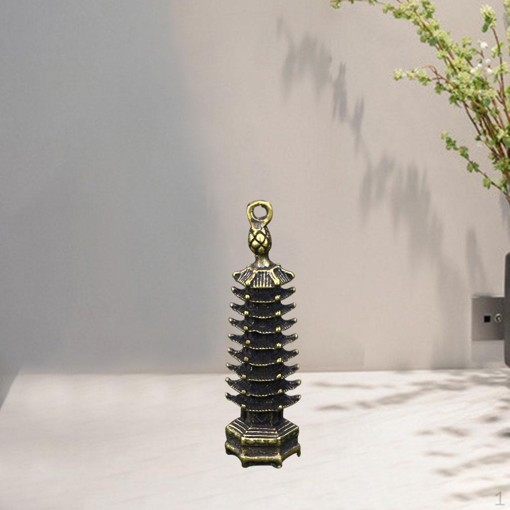 Style Fengshui 9 Level Pagoda Tower Statue Business Rises Desk Decor Collectible Copper Color
Style Fengshui 9 Level Pagoda Tower Statue Business Rises Desk Decor Collectible Copper Color