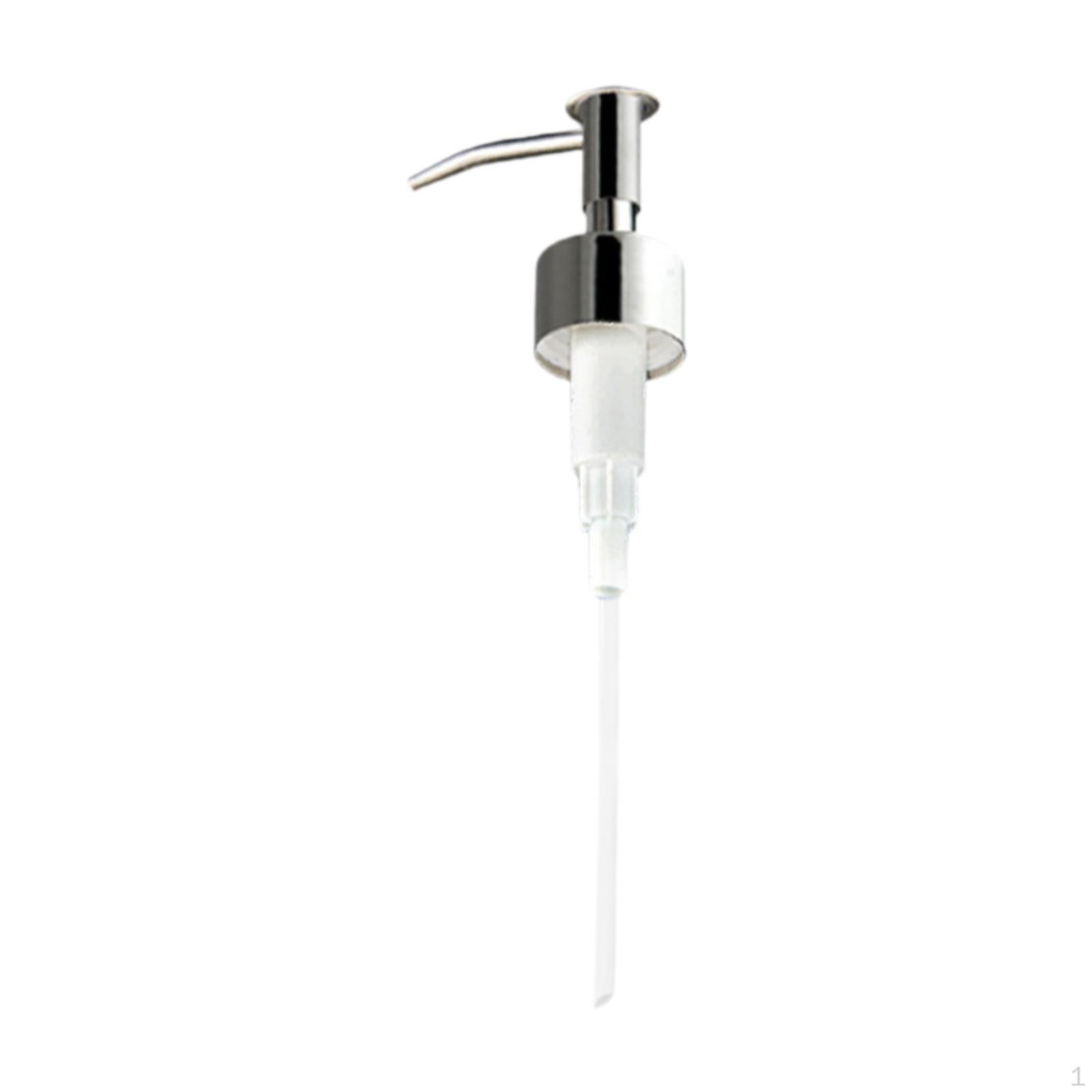 Liquid Soap Dispenser Pump Head Elegant 304 Stainless Steel Replacement for Hand 5.8cmx10.8cm
Liquid Soap Dispenser Pump Head Elegant 304 Stainless Steel Replacement for Hand 5.8cmx10.8cm