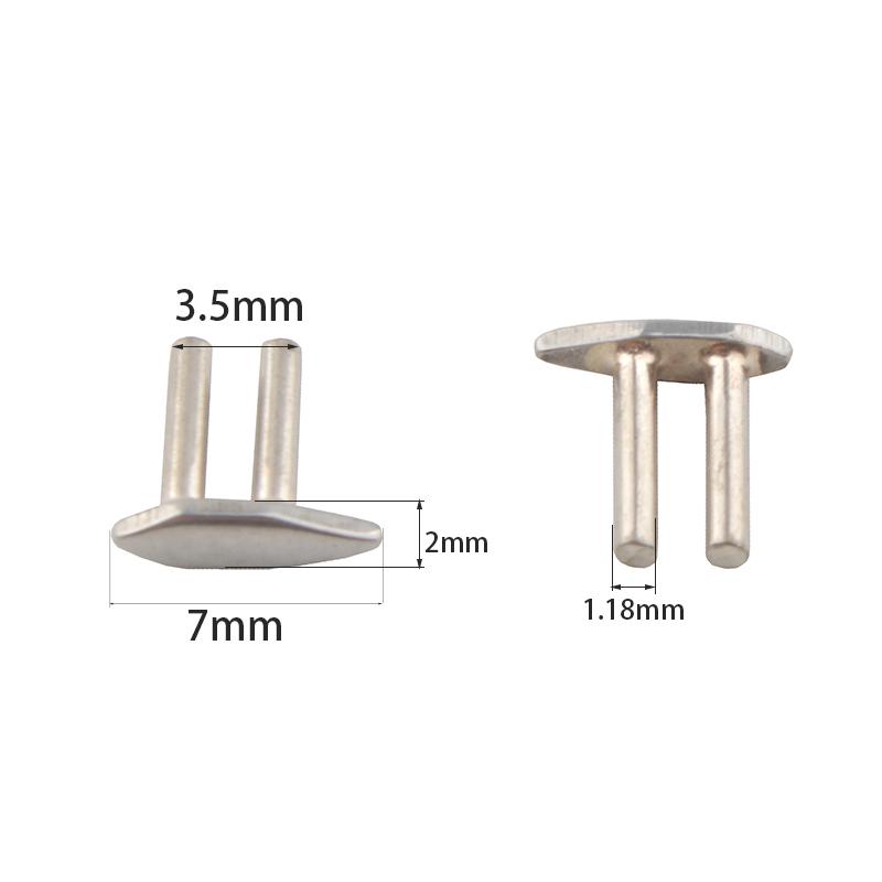 10pcs Eyeglasses Rivet Double Pins Hinges Eyewear Repair Decorative Nail
10pcs Eyeglasses Rivet Double Pins Hinges Eyewear Repair Decorative Nail