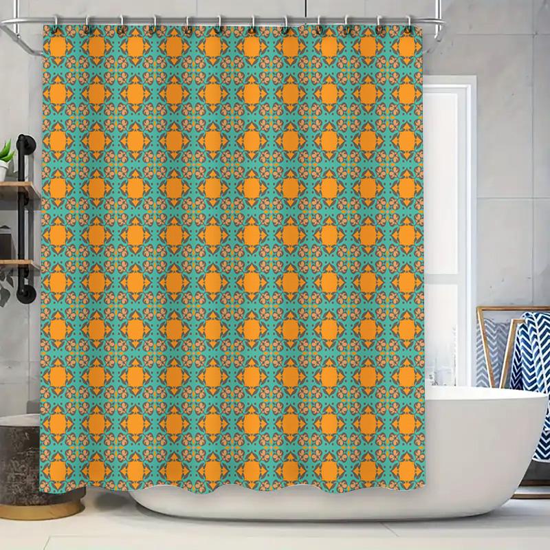 Cute Orange Blue Shower Curtain Decorative Bath Rug Cover For Bathroom Waterproof Fabric Size 72X84 Free Shipping! (Item #135690 W60H190(CM)-1 Pcs
Cute Orange Blue Shower Curtain Decorative Bath Rug Cover For Bathroom Waterproof Fabric Size 72X84 Free Shipping! (Item #135690 W60H190(CM)-1 Pcs