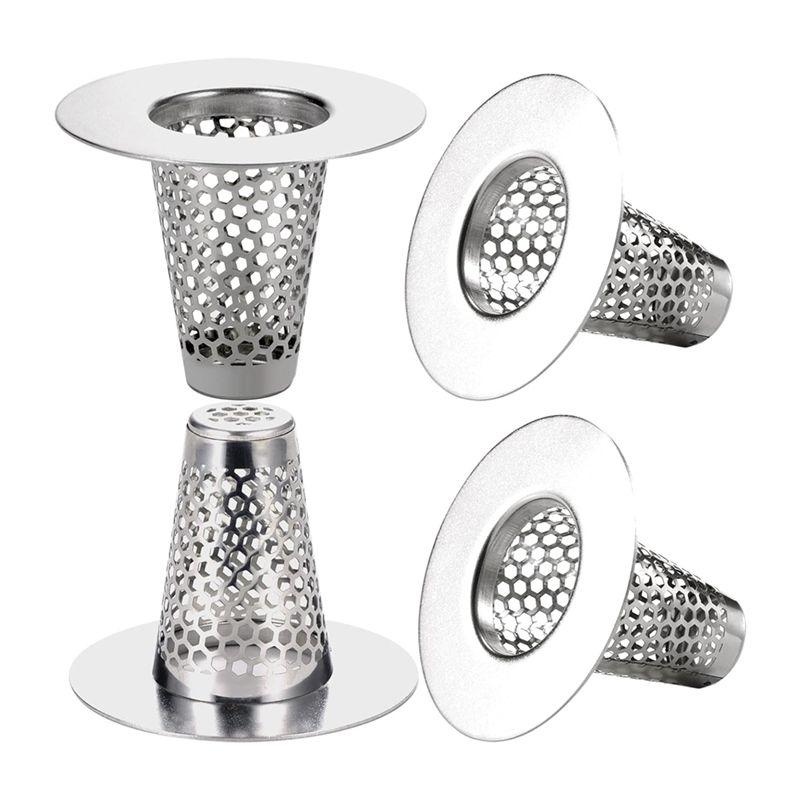 AEE2-Bathroom Sink Drain Strainers For 1.2-1.6Inch Drain Hole, 1Inch Small Conical Stainless Steel Bathtub Drain Cover
AEE2-Bathroom Sink Drain Strainers For 1.2-1.6Inch Drain Hole, 1Inch Small Conical Stainless Steel Bathtub Drain Cover