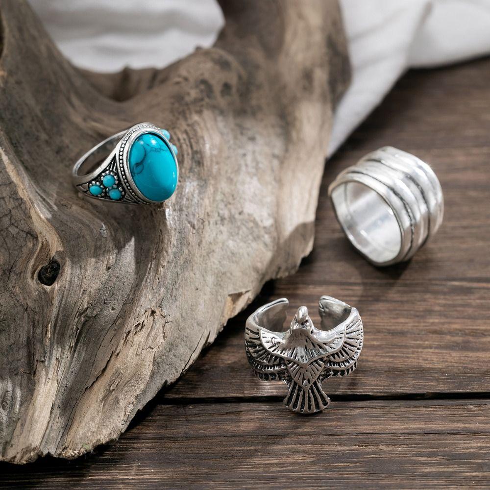 Chic Vintage for Women Men Overlay Ring Set Punk Jewelry Unisex Finger Ring Multy Layer Ring
Chic Vintage for Women Men Overlay Ring Set Punk Jewelry Unisex Finger Ring Multy Layer Ring