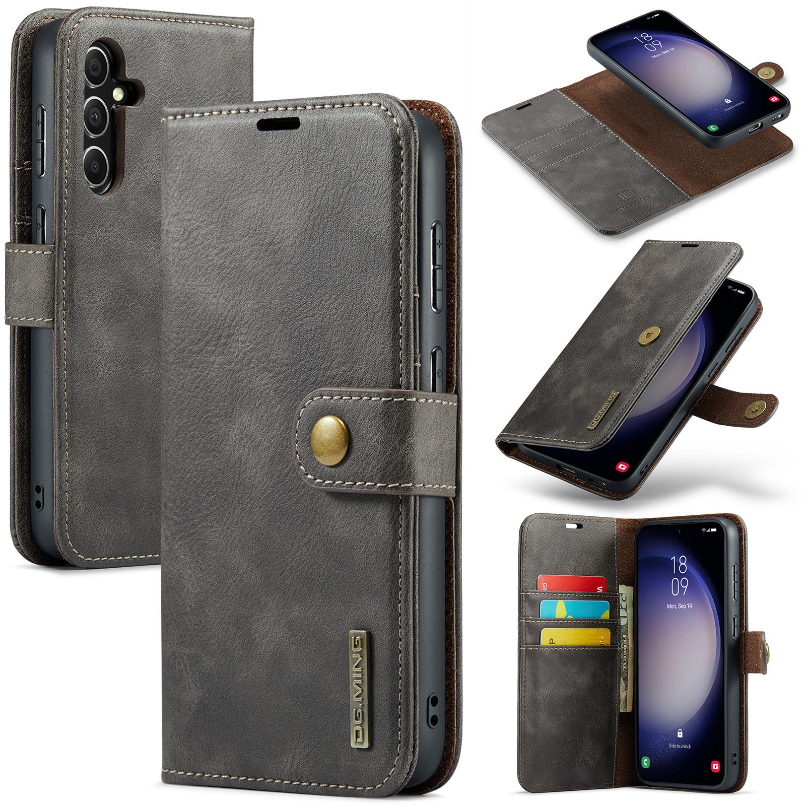 DG.MING for Samsung Galaxy S25+ Case Detachable Split Leather Phone Cover Grey
DG.MING for Samsung Galaxy S25+ Case Detachable Split Leather Phone Cover Grey