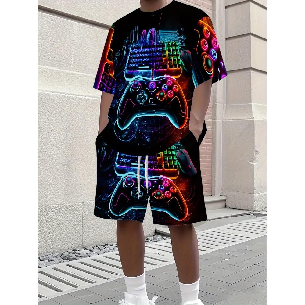 Men s Summer Comfortable Fashionable Colorful Pattern 3D Printed 2-piece Set Leisure Sports Style Loose Oversized Breathable Sports Wear 6XL
Men s Summer Comfortable Fashionable Colorful Pattern 3D Printed 2-piece Set Leisure Sports Style Loose Oversized Breathable Sports Wear 6XL
