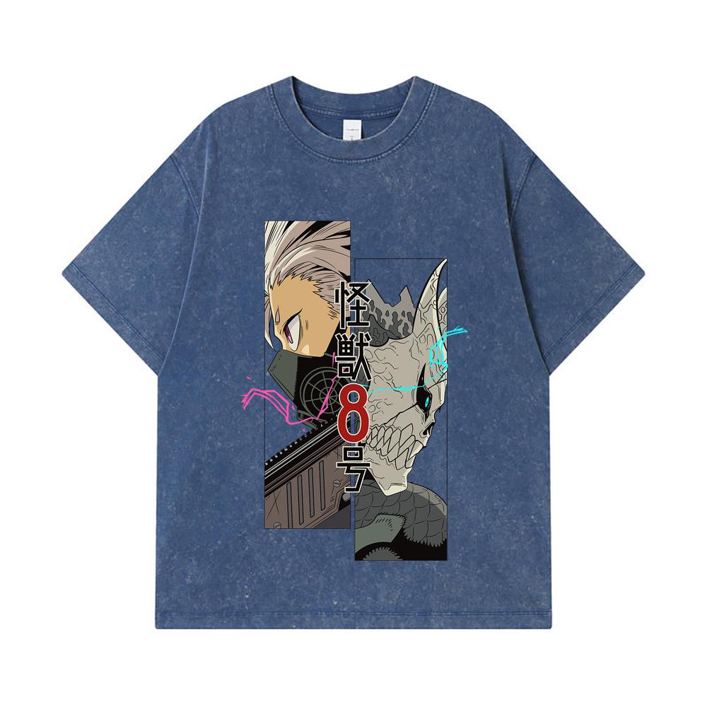 275 GSM Washed T-shirts 100% Cotton Kaiju No 8 V17 Print Unisex Heavy Cotton T Shirt 2XL королівський синій колір
275 GSM Washed T-shirts 100% Cotton Kaiju No 8 V17 Print Unisex Heavy Cotton T Shirt 2XL королівський синій колір