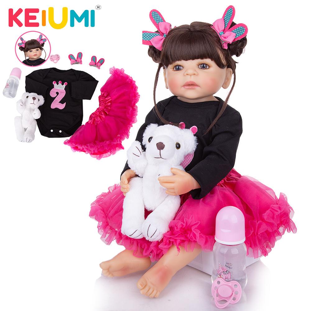 KEIUMI 22 дюймов куклы реборн реалистичные куклы полностью силиконовые DIY волосы новорожденный малыш игрушка Bonecas водостойкий подарок на день рождения для детей
KEIUMI 22 дюймов куклы реборн реалистичные куклы полностью силиконовые DIY волосы новорожденный малыш игрушка Bonecas водостойкий подарок на день рождения для детей