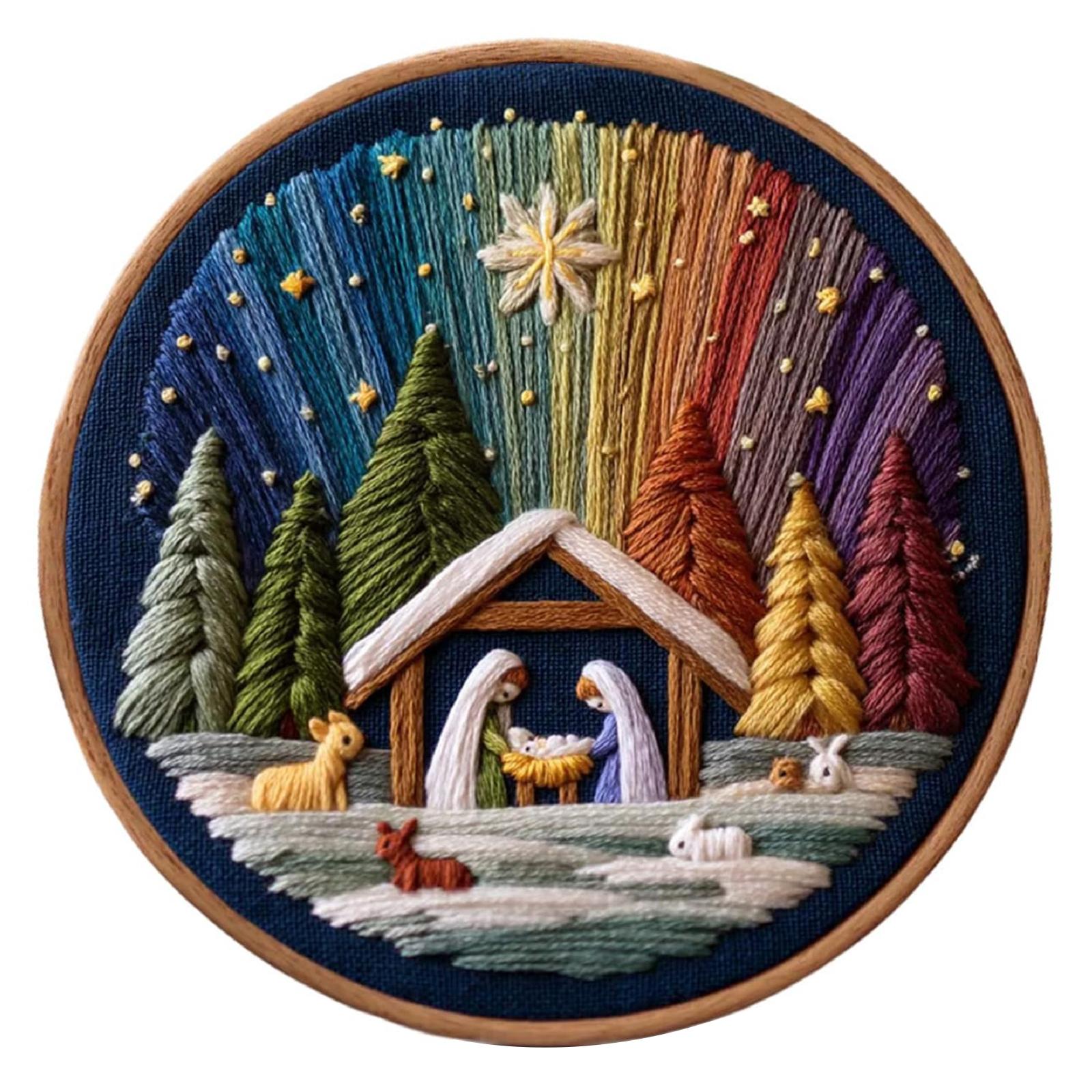 1/2Pcs DIY Cross Stitch Kit Multi-Purpose Counted Stamped Embroidery Stitch Holy Story Creative Craft Needlework Home Xmas Decor
1/2Pcs DIY Cross Stitch Kit Multi-Purpose Counted Stamped Embroidery Stitch Holy Story Creative Craft Needlework Home Xmas Decor