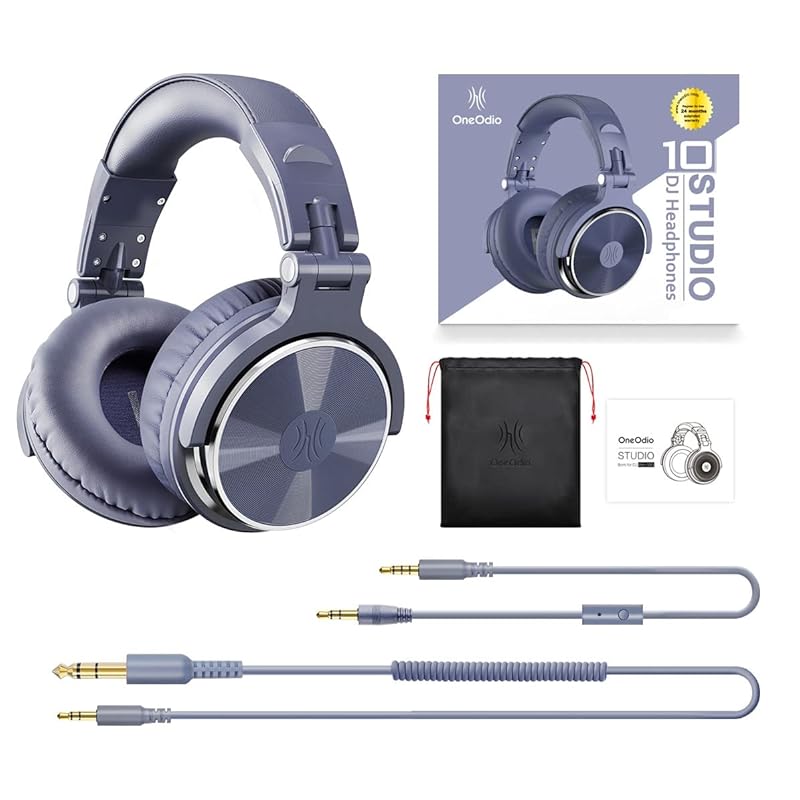 OneOdio Pro10 over ear headphones wired two hole connection For DJ monitor headphones with microphone HiFi instrument practice listening to music
OneOdio Pro10 over ear headphones wired two hole connection For DJ monitor headphones with microphone HiFi instrument practice listening to music