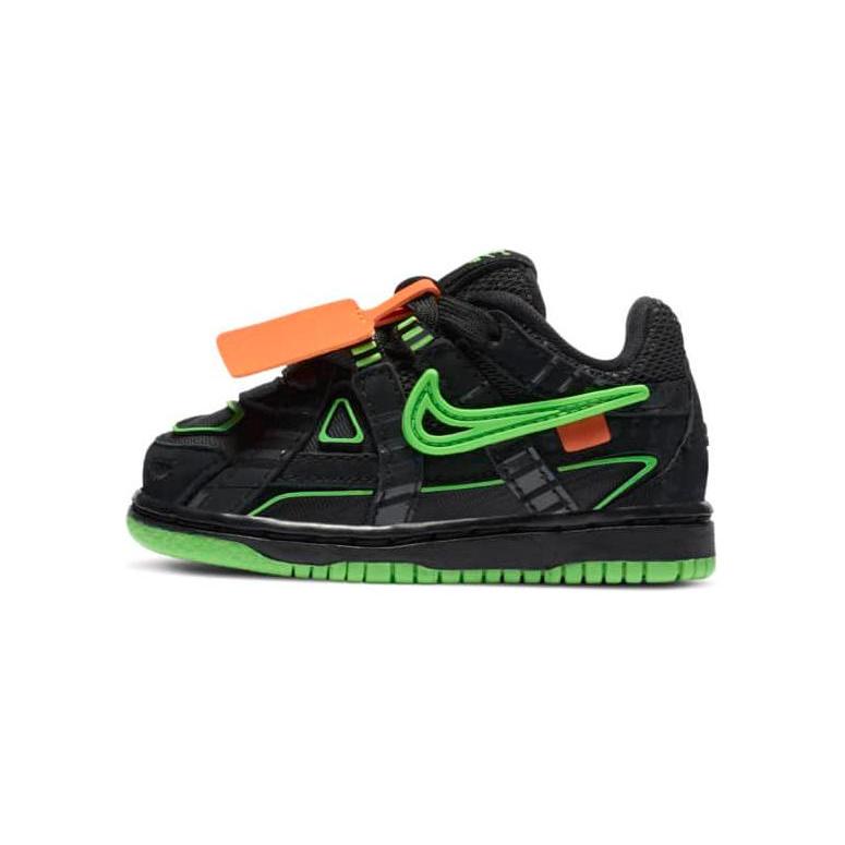 Nike Air Rubber Dunk Off-White Green Strike TD CW7444-001 18.5
Nike Air Rubber Dunk Off-White Green Strike TD CW7444-001 18.5