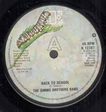 7inch Record SIMMS BROTHERS BAND Back To School K12387 Elektra 1979 UK Pop Used
7inch Record SIMMS BROTHERS BAND Back To School K12387 Elektra 1979 UK Pop Used