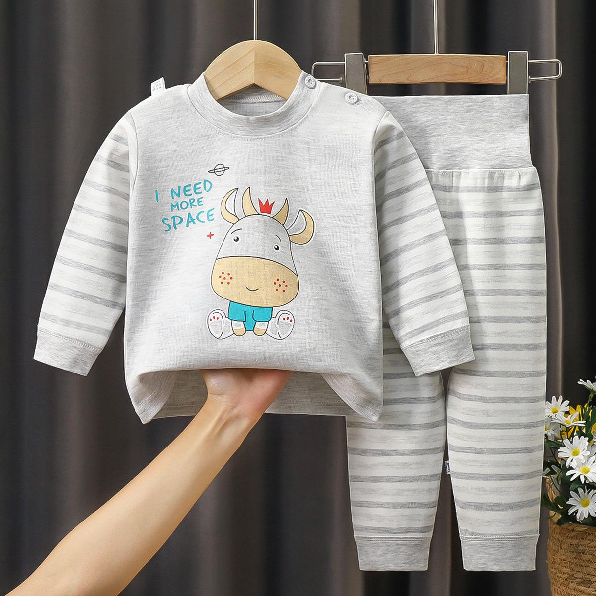 Детский комплект нижнего белья из цветного хлопка с высокой талией и защитой живота, пижама для малышей 0-6 лет 80cm
Детский комплект нижнего белья из цветного хлопка с высокой талией и защитой живота, пижама для малышей 0-6 лет 80cm