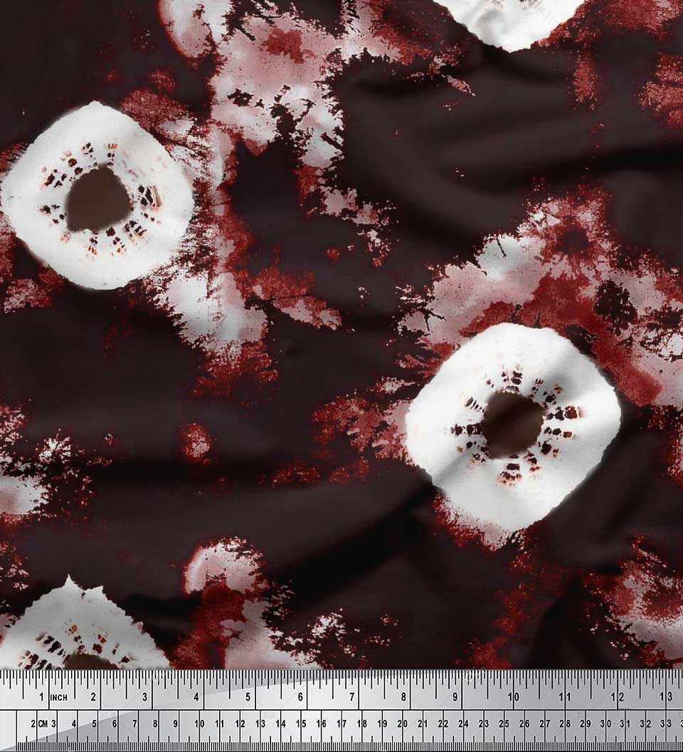 Тканина Soimoi Japan Crepe Satin Тканина з принтом «Павук» Tie-Dye 1 метр 42 дюйма 42 Inch Wide - Poly Crepe червоний
Тканина Soimoi Japan Crepe Satin Тканина з принтом «Павук» Tie-Dye 1 метр 42 дюйма 42 Inch Wide - Poly Crepe червоний