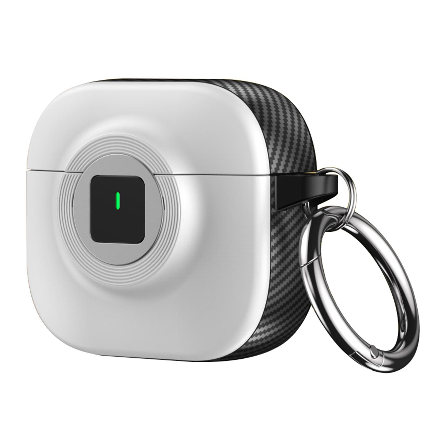 For Apple AirPods 4 Case PC+TPU Flip Earphone Cover with Carabiner and Switch Lock B
For Apple AirPods 4 Case PC+TPU Flip Earphone Cover with Carabiner and Switch Lock B