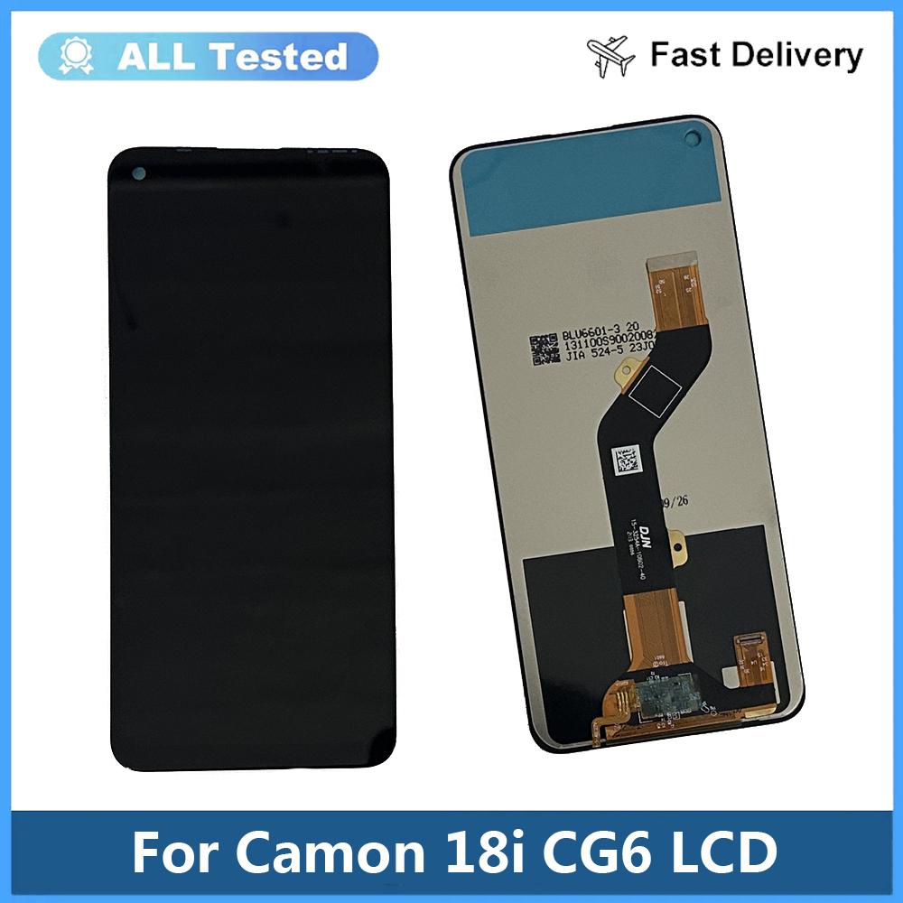 LCD Screen and Digitizer Full Assembly For Tecno Camon 18i CG6
LCD Screen and Digitizer Full Assembly For Tecno Camon 18i CG6