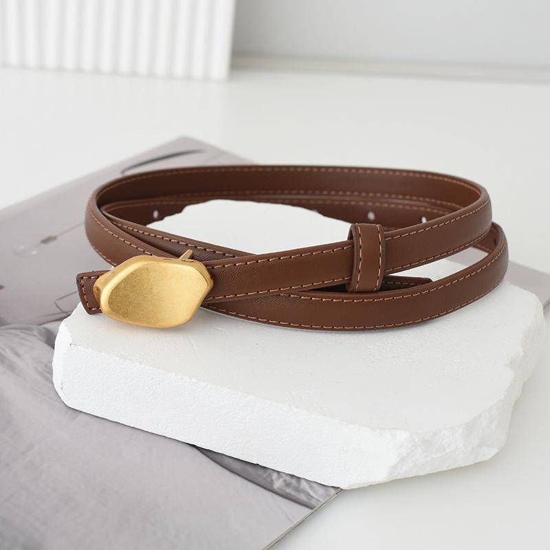 Trendy Two Womens Layer Cowhide Leather Belt With Sleek Alloy Buckle For All Occasions 110cm коричневий
Trendy Two Womens Layer Cowhide Leather Belt With Sleek Alloy Buckle For All Occasions 110cm коричневий