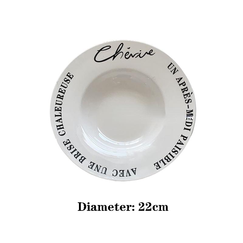 Французька керамічна тарілка з макаронами Солом яний капелюх для їжі Західна їжа Йогурт Зерно Десерт Сніданок
Французька керамічна тарілка з макаронами Солом яний капелюх для їжі Західна їжа Йогурт Зерно Десерт Сніданок