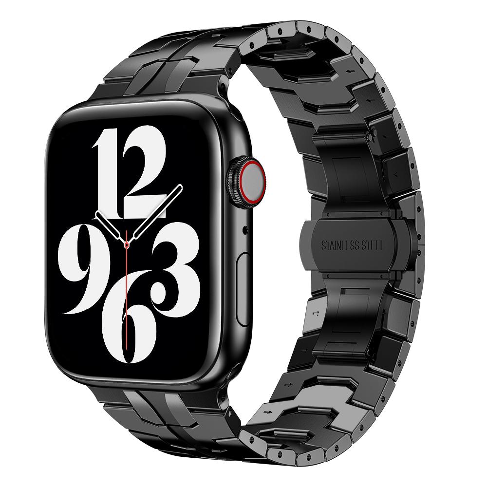 Adjustable Strap Metal Watchband for Apple Watch Series 10 46mm/Ultra 2 Ultra 49mm/9 8 7 45mm/SE (2023) SE (2022) SE 6 5 4 44mm/3 2 1 42mm Black
Adjustable Strap Metal Watchband for Apple Watch Series 10 46mm/Ultra 2 Ultra 49mm/9 8 7 45mm/SE (2023) SE (2022) SE 6 5 4 44mm/3 2 1 42mm Black