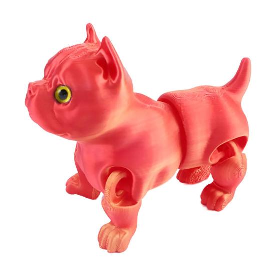 3D Printed Dog Model Fidget Toy Articulated Puppy with Movable Joints Flexible Animal Stress-Relief Toy Desktop Pet Gift for Collectors Home Decor D
3D Printed Dog Model Fidget Toy Articulated Puppy with Movable Joints Flexible Animal Stress-Relief Toy Desktop Pet Gift for Collectors Home Decor D