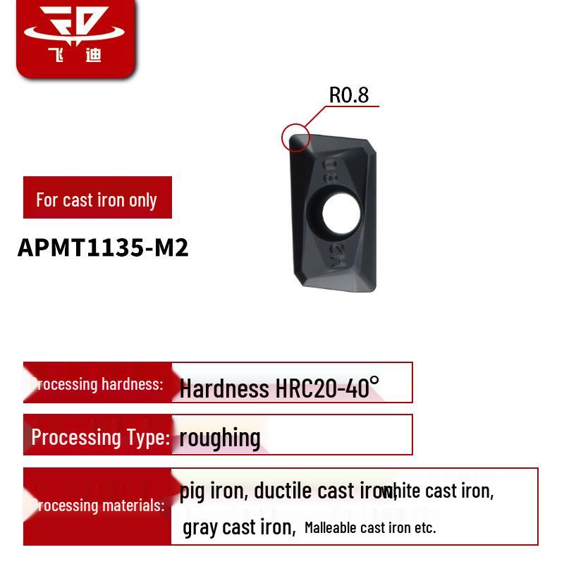 APMT16041135 CNC Milling Inserts for High Hardness Stainless Steel and Mold Steel
APMT16041135 CNC Milling Inserts for High Hardness Stainless Steel and Mold Steel