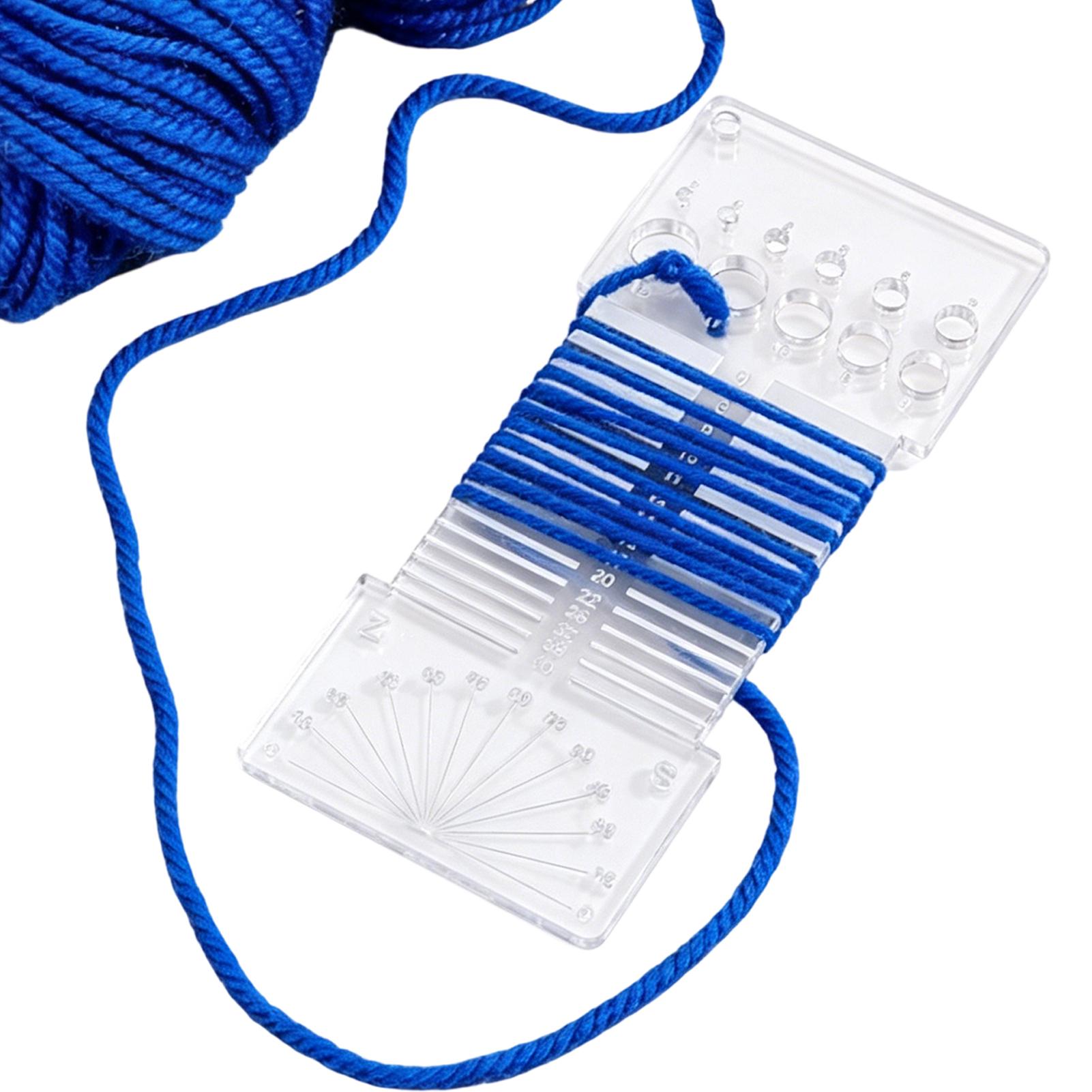 Multi Functional Spin-ning Ruler Knitting Gauge Measuring Tool Acrylic Knitting Yarn Tension Gauge Quick Yarn WPI Identification China Mainland
Multi Functional Spin-ning Ruler Knitting Gauge Measuring Tool Acrylic Knitting Yarn Tension Gauge Quick Yarn WPI Identification China Mainland