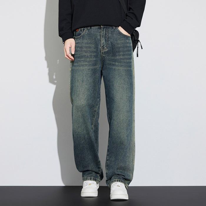 Джинсы широкие для мужской весны, новые, свободные, прямые, ретро, градиентные 4XL
Джинсы широкие для мужской весны, новые, свободные, прямые, ретро, градиентные 4XL