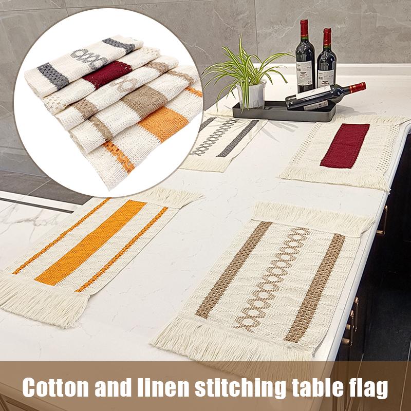 Vintage Elegant Tassel Table Runners Cotton Linen Macrame Woven Table Runner American Coffee Table Flag Dining Party Decor 30x120cm
Vintage Elegant Tassel Table Runners Cotton Linen Macrame Woven Table Runner American Coffee Table Flag Dining Party Decor 30x120cm