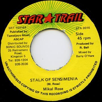7inch Record MICHAEL ROSE Stalk Of Sensimenia SRT764164 Star Trail 1994 Jamaica Reggae Ska Dub Used
7inch Record MICHAEL ROSE Stalk Of Sensimenia SRT764164 Star Trail 1994 Jamaica Reggae Ska Dub Used
