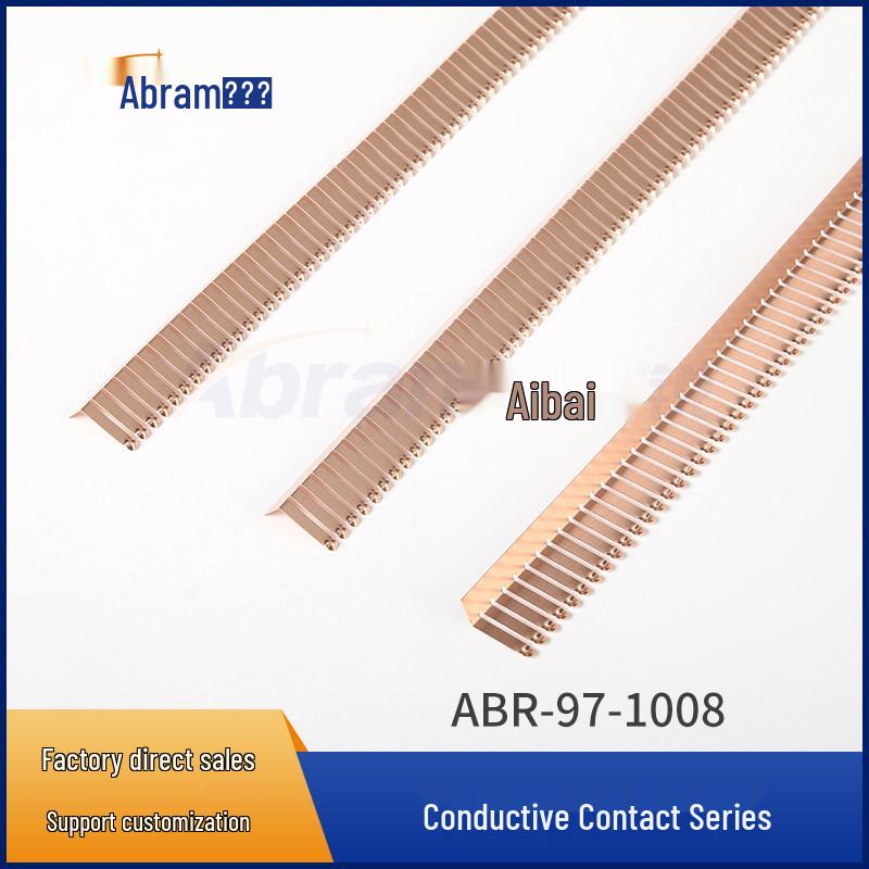 Beryllium Copper Conductive Spring Clip ABR-97-1008 Shielding Material Natural L=610mm T=0.2mm
Beryllium Copper Conductive Spring Clip ABR-97-1008 Shielding Material Natural L=610mm T=0.2mm