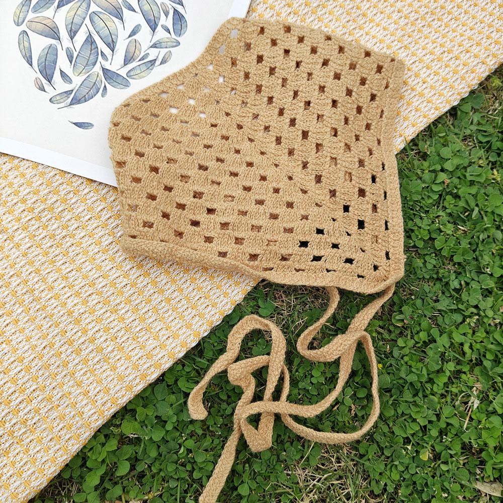Women Beige Triangle Hair Scarf Handmade Knitted Headscarf Hairband Simple Versatile Hollow Hair Hoop Headwrap Hair Accessories
Women Beige Triangle Hair Scarf Handmade Knitted Headscarf Hairband Simple Versatile Hollow Hair Hoop Headwrap Hair Accessories