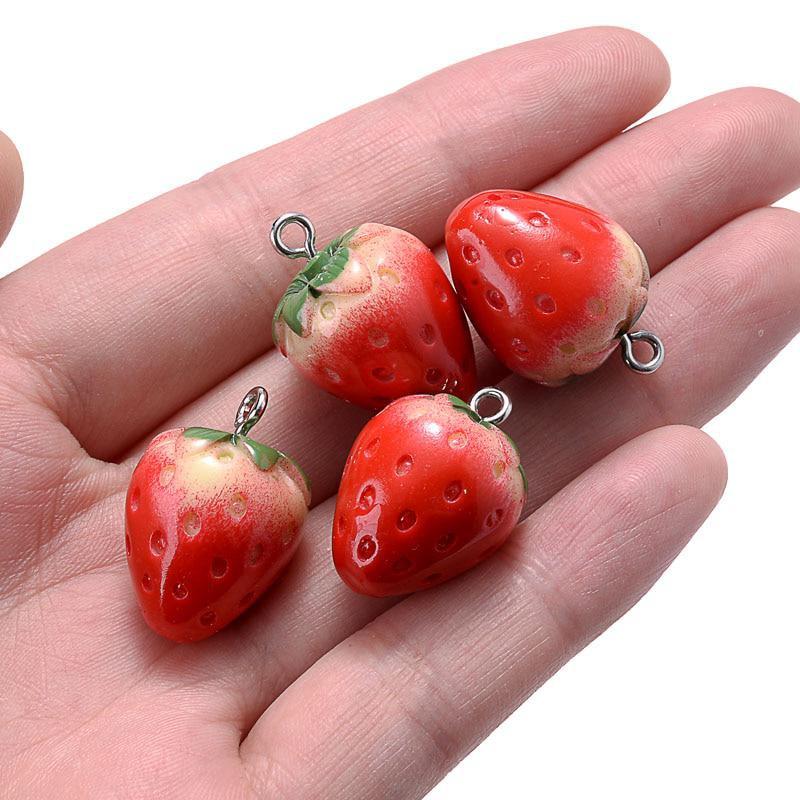 2026 New 5 Pcs/pack Big And Small 3D Strawberry Fruit Resin Charms Pendant Earring DIY Fashion Jewelry Accessories
2026 New 5 Pcs/pack Big And Small 3D Strawberry Fruit Resin Charms Pendant Earring DIY Fashion Jewelry Accessories