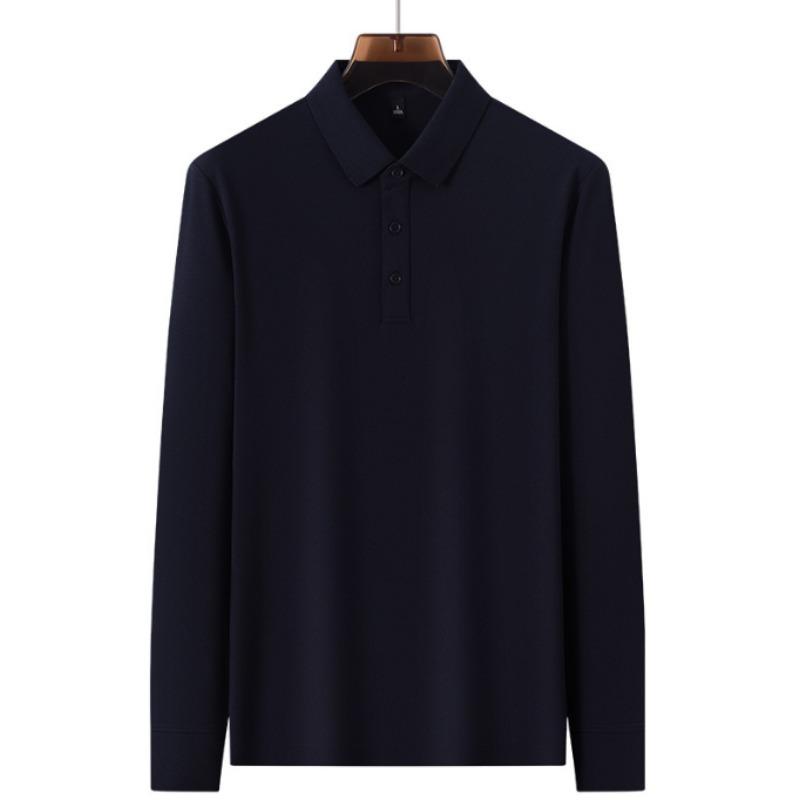 Повседневная однотонная рубашка для мужчин на осень и зиму с длинными рукавами и воротником-поло в деловом стиле S чёрный
Повседневная однотонная рубашка для мужчин на осень и зиму с длинными рукавами и воротником-поло в деловом стиле S чёрный