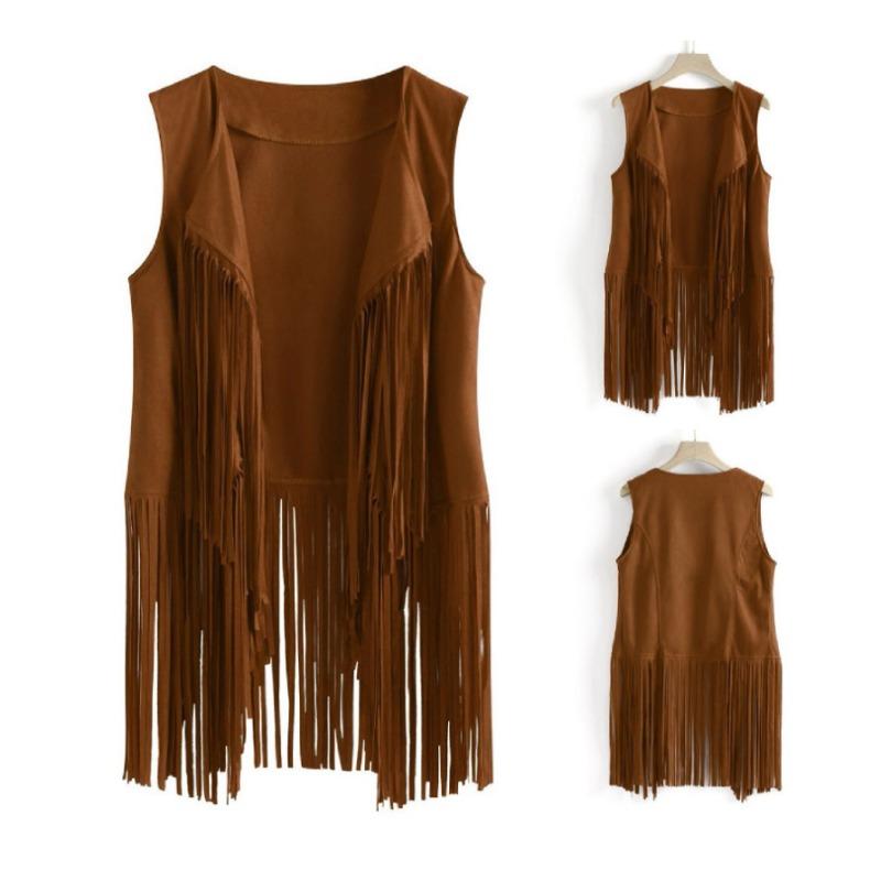 The new fringed vest jacket women s deerskin velvet buckle-free medium and long vest cardigan will be shipped on the same day in stock. XXXL верблюд
The new fringed vest jacket women s deerskin velvet buckle-free medium and long vest cardigan will be shipped on the same day in stock. XXXL верблюд