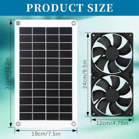 1set 8W Solar Panel Fan Kit Dual 12V Exhaust Fan For Ventilation Cooling Pet House Sheds Greenhouses Air Quality Improving China Mainland
1set 8W Solar Panel Fan Kit Dual 12V Exhaust Fan For Ventilation Cooling Pet House Sheds Greenhouses Air Quality Improving China Mainland
