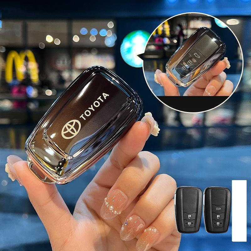Car Key Case Protection Soft TPU Key Shell Cover Auto Accessories For Toyota Prius Camry Corolla C-HR CHR RAV4 Prado 2018 2022
Car Key Case Protection Soft TPU Key Shell Cover Auto Accessories For Toyota Prius Camry Corolla C-HR CHR RAV4 Prado 2018 2022