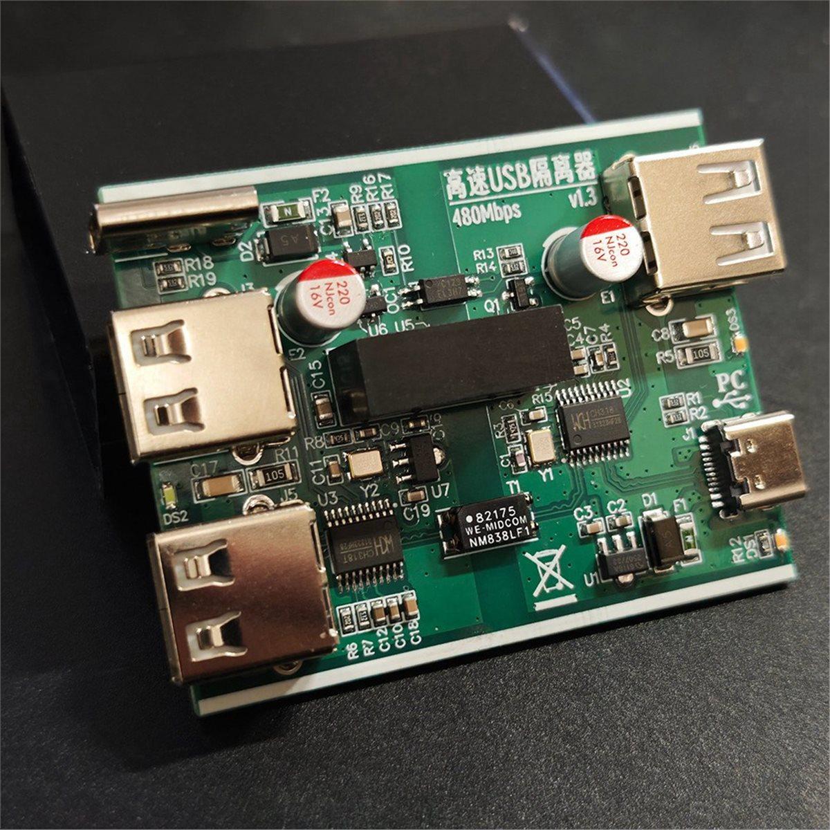 480Mbps High-Speed 3kV Isolator Isolation HUB Ground Noise Filter for Audio /PLC/Hard Disk Data Transfer China Mainland
480Mbps High-Speed 3kV Isolator Isolation HUB Ground Noise Filter for Audio /PLC/Hard Disk Data Transfer China Mainland