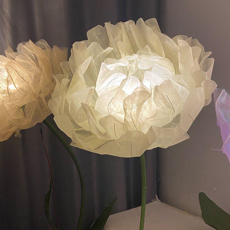 Giant Handmade Electric Flower Lantern Floor Lamp for Live Broadcast Room
Giant Handmade Electric Flower Lantern Floor Lamp for Live Broadcast Room