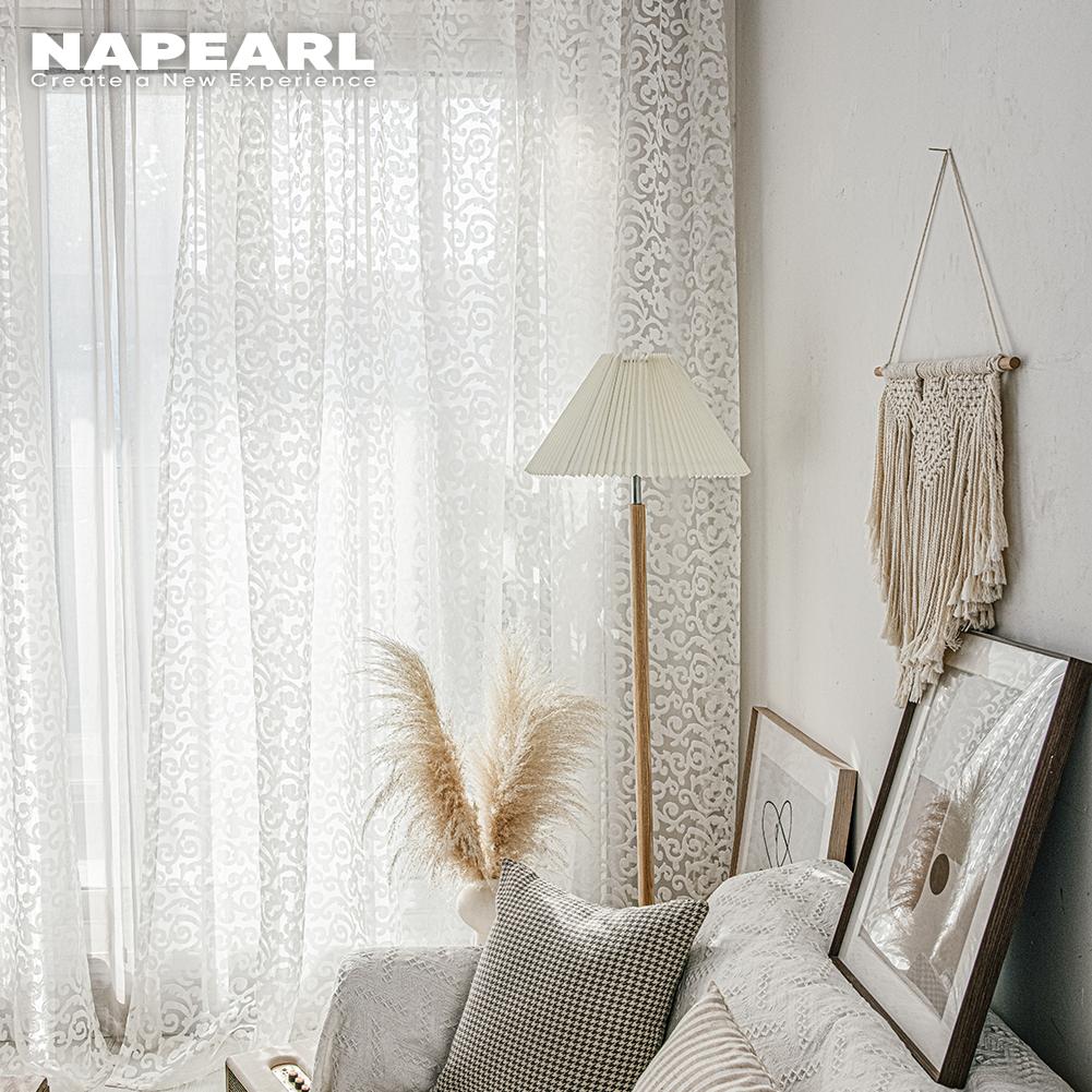 1 шт. NAPEARL Європейський стиль Жаккардова Органза Тюль Прозора Гардина для Вітальні Спальні Домашній Декор W100cm x L200cm білий
1 шт. NAPEARL Європейський стиль Жаккардова Органза Тюль Прозора Гардина для Вітальні Спальні Домашній Декор W100cm x L200cm білий