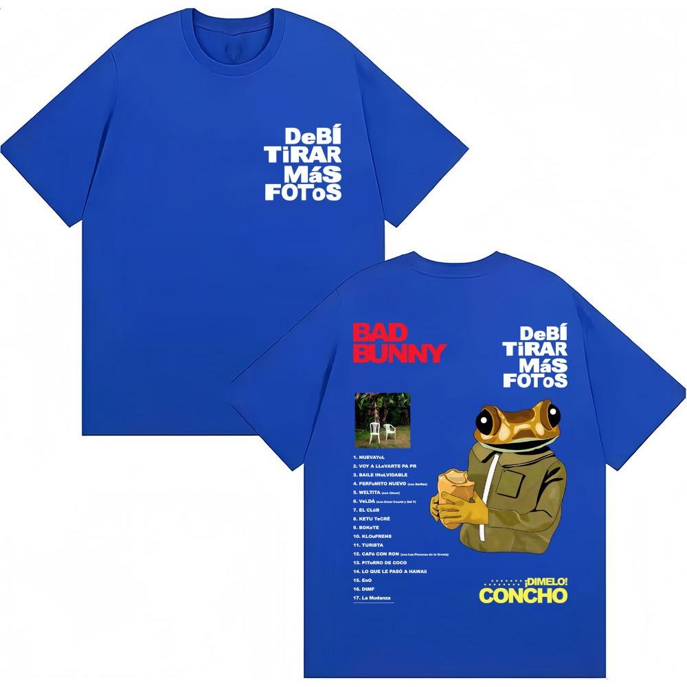 Rapper Bad Bunny Debi Tirar Mas Fotos Album T Shirts Men s Trendy O-Neck T-shirt Oversized Cotton Casual T-shirts 3XL
Rapper Bad Bunny Debi Tirar Mas Fotos Album T Shirts Men s Trendy O-Neck T-shirt Oversized Cotton Casual T-shirts 3XL