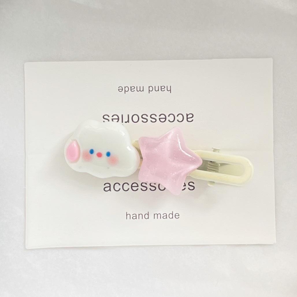 Розовая Звезда Облако Заколка - Милая Желейная Пятиконечная Звезда Зажим для Волос для Студентов
Розовая Звезда Облако Заколка - Милая Желейная Пятиконечная Звезда Зажим для Волос для Студентов