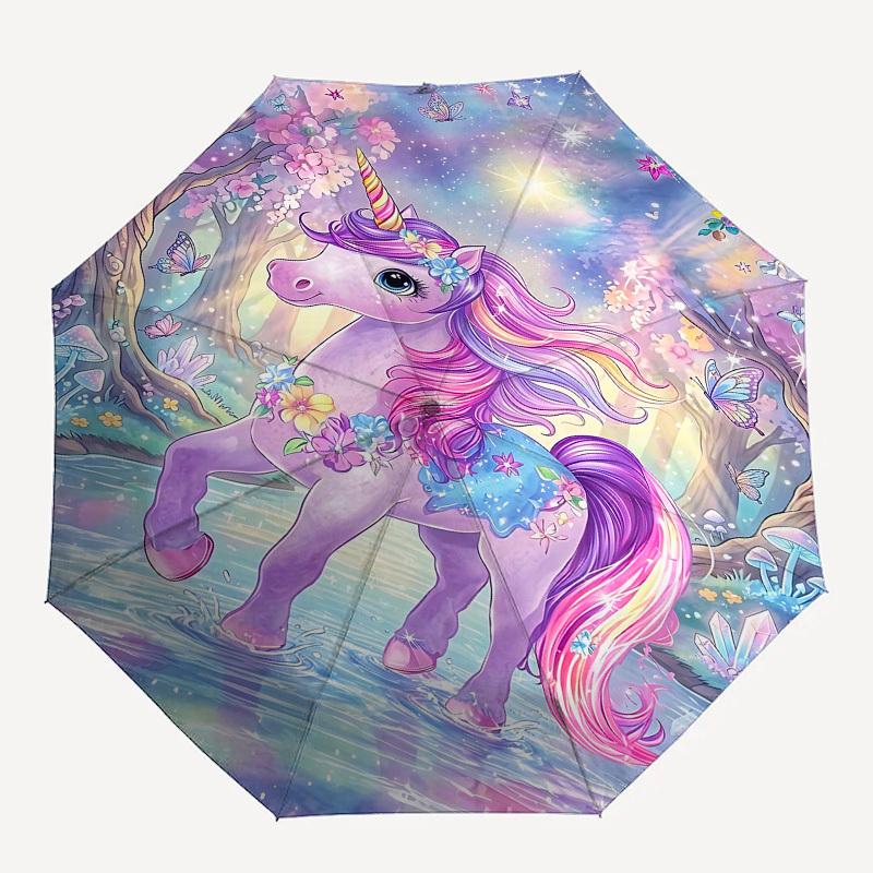 1PC Unicorn Fantasy Umbrella-8-Rib Reinforced Portable Folding Travel Suitable for All Seasons Outdoor Daily -Z0499
1PC Unicorn Fantasy Umbrella-8-Rib Reinforced Portable Folding Travel Suitable for All Seasons Outdoor Daily -Z0499