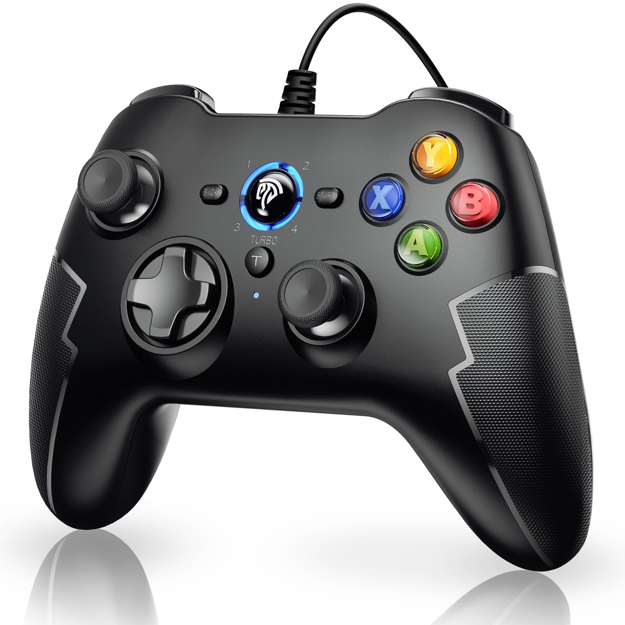 EasySMX 9100Pro Wired Controller for Windows Plug and Play USB Gamepad with Hall Effect Long Life Turbo Compatible with Android TV and Tesla
EasySMX 9100Pro Wired Controller for Windows Plug and Play USB Gamepad with Hall Effect Long Life Turbo Compatible with Android TV and Tesla