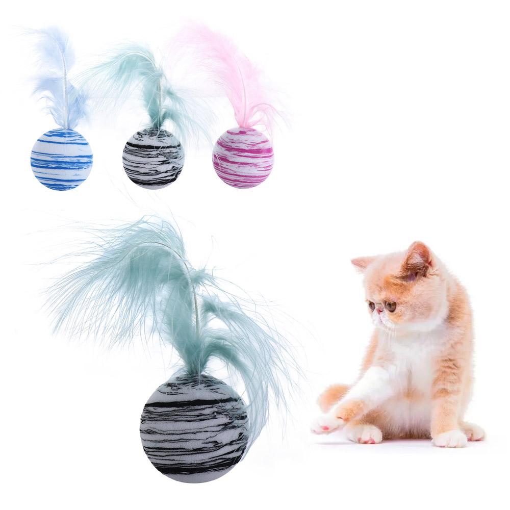 1PC Colorful Interactive Funny for Playing Cat Throwing Toys Cat Toy Ball Feather Foam Ball синий
1PC Colorful Interactive Funny for Playing Cat Throwing Toys Cat Toy Ball Feather Foam Ball синий
