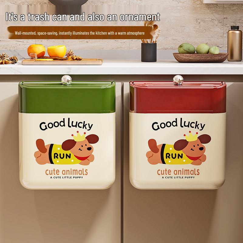Wall-Mounted Kitchen & Bathroom Trash Can with Lid - No Bending Needed, Creative Hanging Paper Basket, 2025 Square Design Small Trash Can - Forest Green (Sticker)
Wall-Mounted Kitchen & Bathroom Trash Can with Lid - No Bending Needed, Creative Hanging Paper Basket, 2025 Square Design Small Trash Can - Forest Green (Sticker)