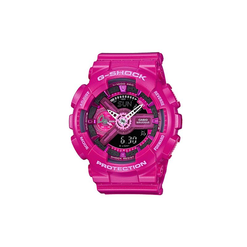 Casio LCD/pointer dual display series, fashionable night running, shockproof, waterproof, multifunctional, quartz movement, resin GMA-S110MP-4A3 розовый
Casio LCD/pointer dual display series, fashionable night running, shockproof, waterproof, multifunctional, quartz movement, resin GMA-S110MP-4A3 розовый