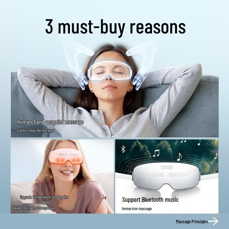 SKG E4 Pro Eye Massager CN plug (adapter included)
SKG E4 Pro Eye Massager CN plug (adapter included)