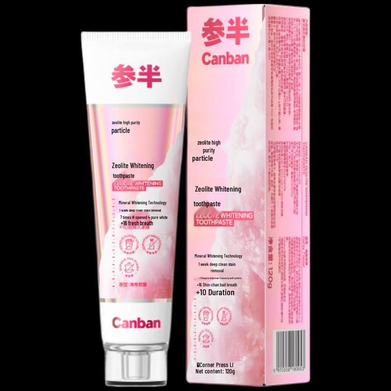 Canban Zeolite Whitening Toothpaste - Cape Daisy
Canban Zeolite Whitening Toothpaste - Cape Daisy