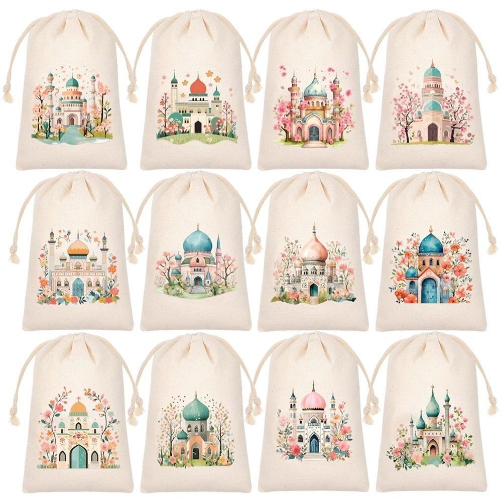 12 piece/set Reusable Holiday Candy Storage Bag Gift Packaging Bags Eid Al Fitr Celebration 3.94x4.72 in-Style B
12 piece/set Reusable Holiday Candy Storage Bag Gift Packaging Bags Eid Al Fitr Celebration 3.94x4.72 in-Style B