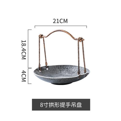 Керамическая тарелка с декоративной ручкой из железа, круглая, домашняя посуда, корзина для фруктов, блюдо для суши, обеденный сервиз, тарелки и блюда
Керамическая тарелка с декоративной ручкой из железа, круглая, домашняя посуда, корзина для фруктов, блюдо для суши, обеденный сервиз, тарелки и блюда